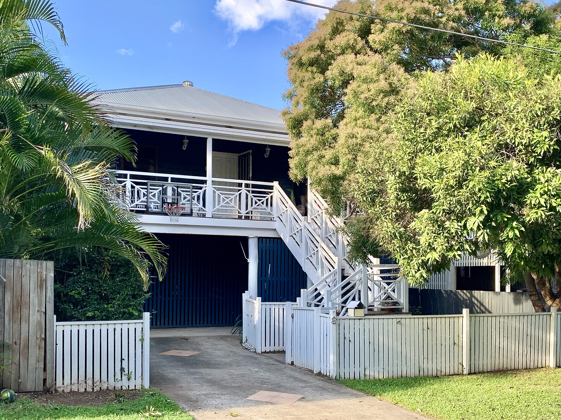 A timber Queenslander in Corinda, the construction type that needs a serious termite and moisture plan.
