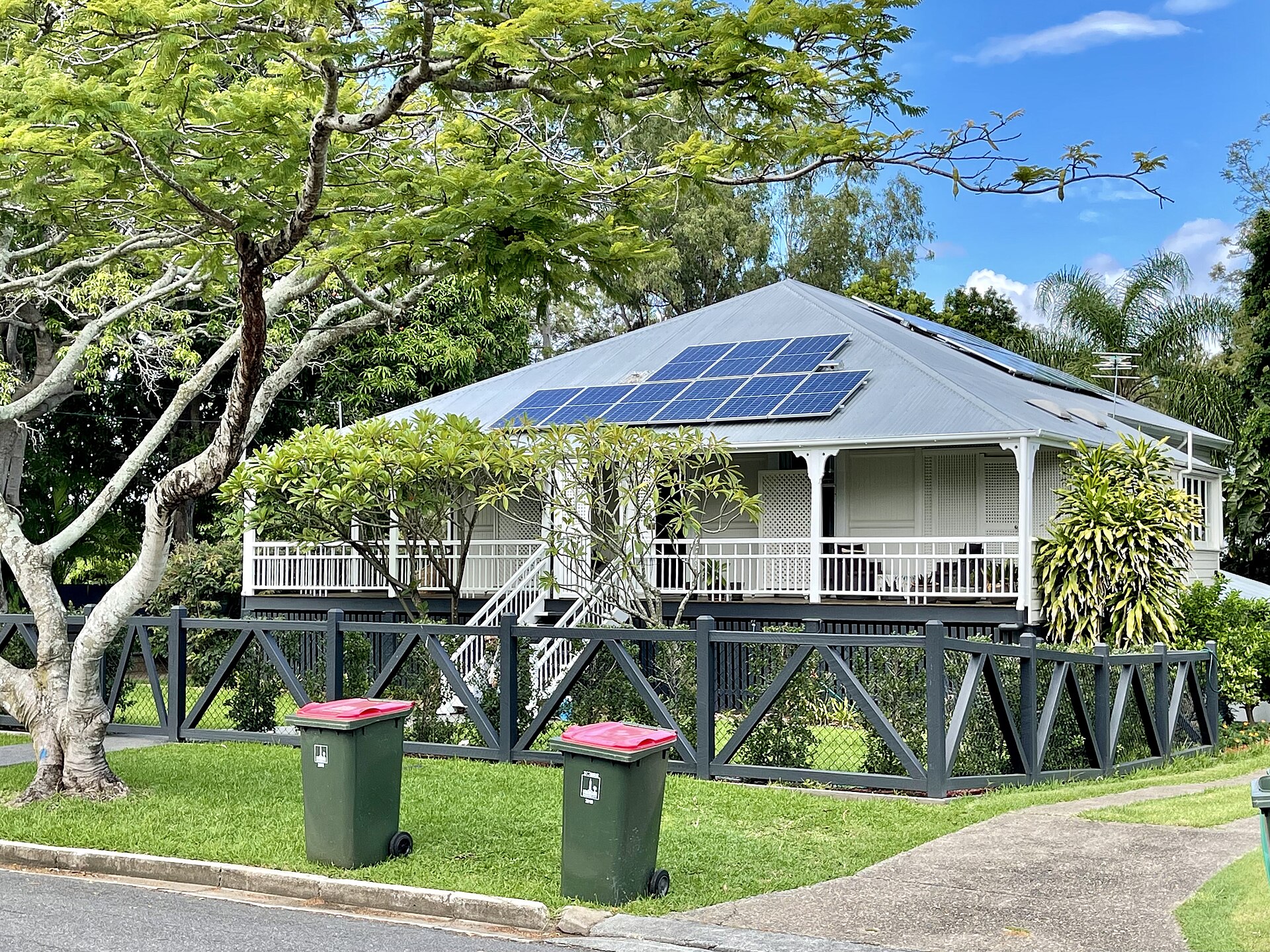 A street of houses in Corinda, Brisbane.
